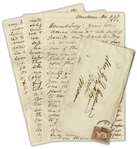 Civil War Archive by the Colonel Commanding the 45th Massachusetts Infantry -- ''...The battle at Kingston was a severe initiation...One man was killed at my side and many were hit all around me...''